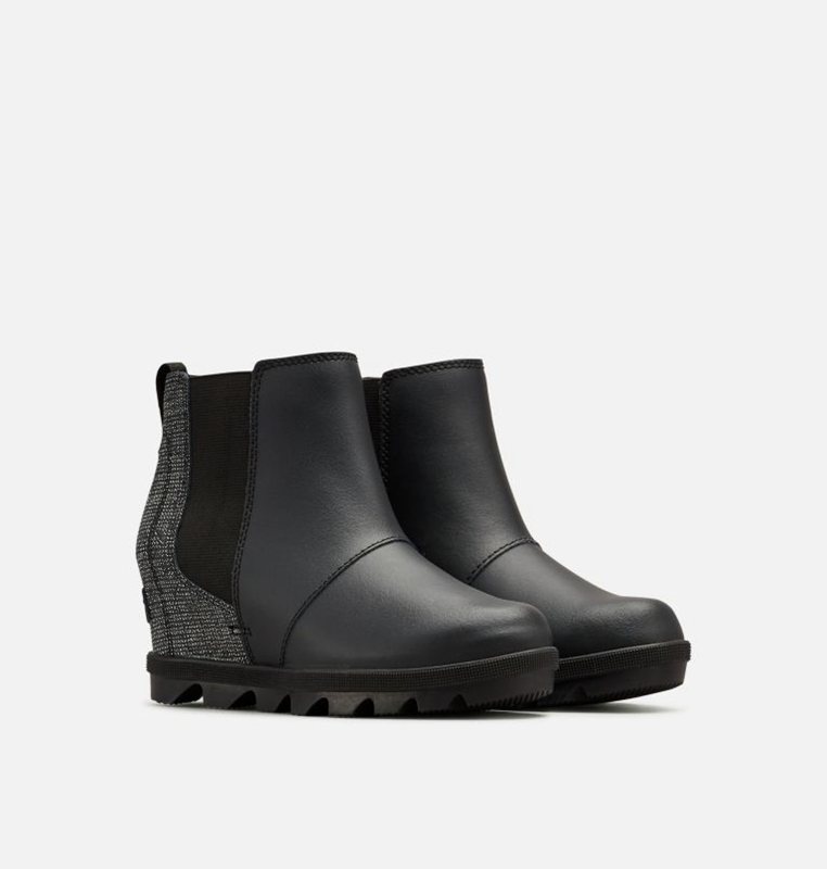 Sorel Barn Wedges Svarta - Youth Joan Of Arctic™ Ii Chelsea Bootie - XMW-250867
